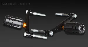 aprilia RSV4 FACTORY ('09-'15) FRAME SLIDERS Sturzpads Sato Racing