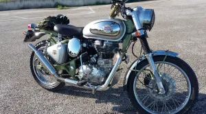 Auspuff Schalldämpfer Royal Enfield Trial