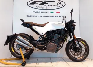 Fresco Auspuff Schalldämpfer doppio conico low version Husqvarna Vipilen / Svartpilen 401