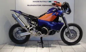 Fresco Auspuff Schalldämpfer Komplettanlage 2-1 KTM Adventure 950/990