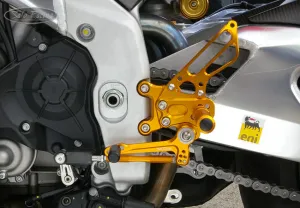 Aprilia RSV4 REAR SETS Fussrastenanlage Sato Racing