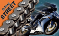 CZ Motorradkette mit breitem Ein...