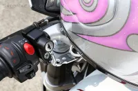 This anodized billet aluminum He...