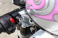 This anodized billet aluminum He...