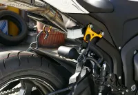 These lightweight Gold-anodized ...