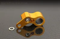 Gold anodized billet aluminum wi...